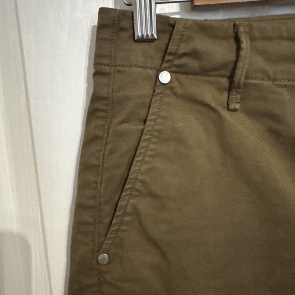 Rag‎ & Bone Women’s Army Green Cargo Pants Tapered Raw Hem Size 24 - Picture 4 of 8
